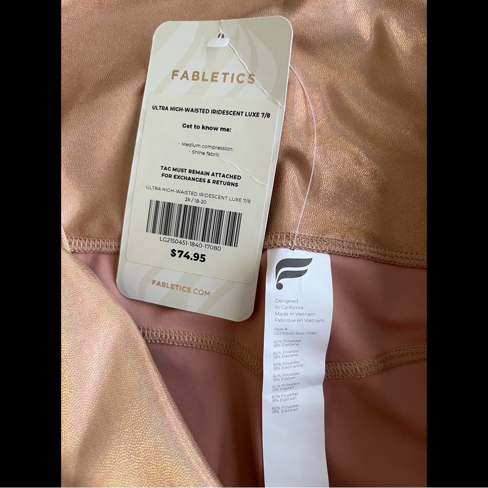PureLuxe Ultra HW Iridescent 7/8 Legging - Picture 4 of 10